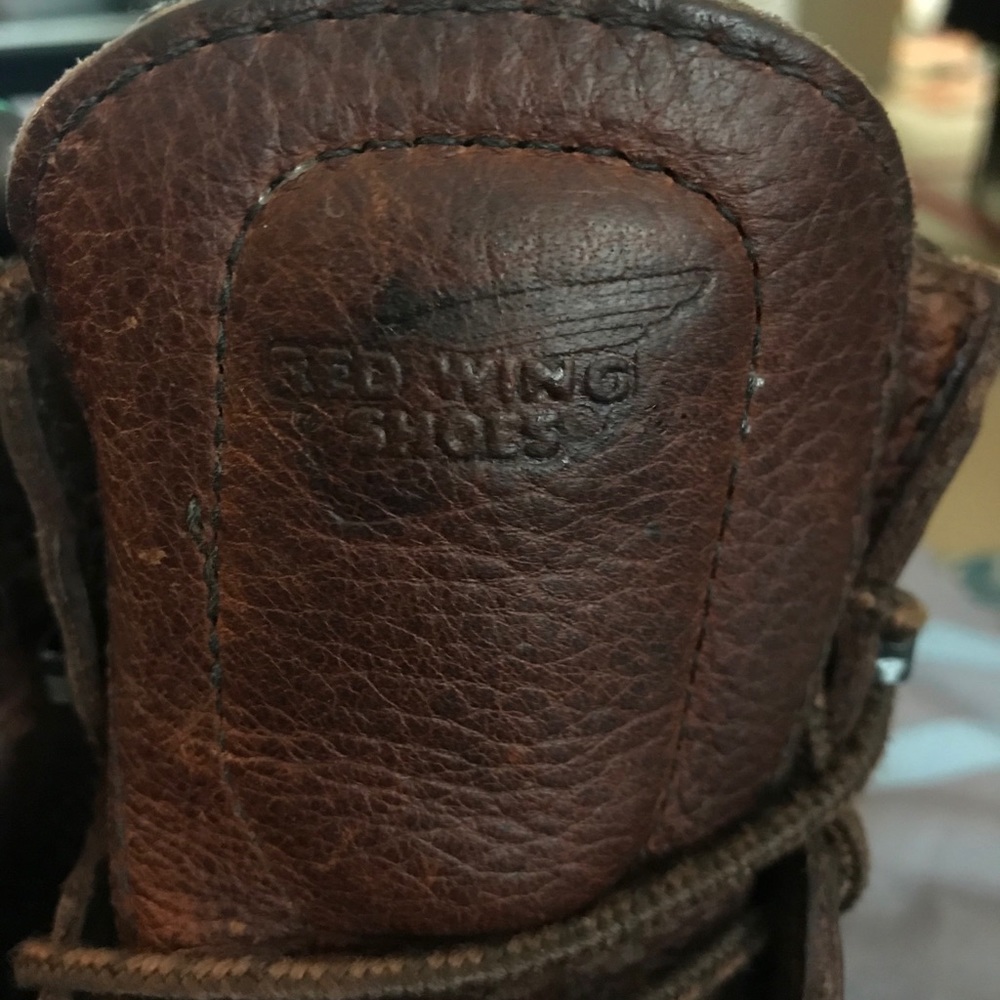 Red Wing boots size 6.